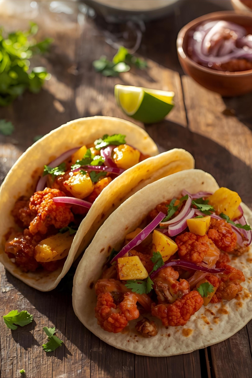 Tacos mit Blumenkohl al Pastor – mexikanischer Streetfood-Vibe in&nbsp;Veggie-Style