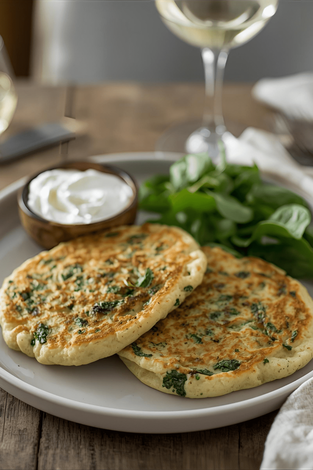 Herzhafte Ricotta-Spinat-Pfannkuchen – klassisch &&nbsp;gesund