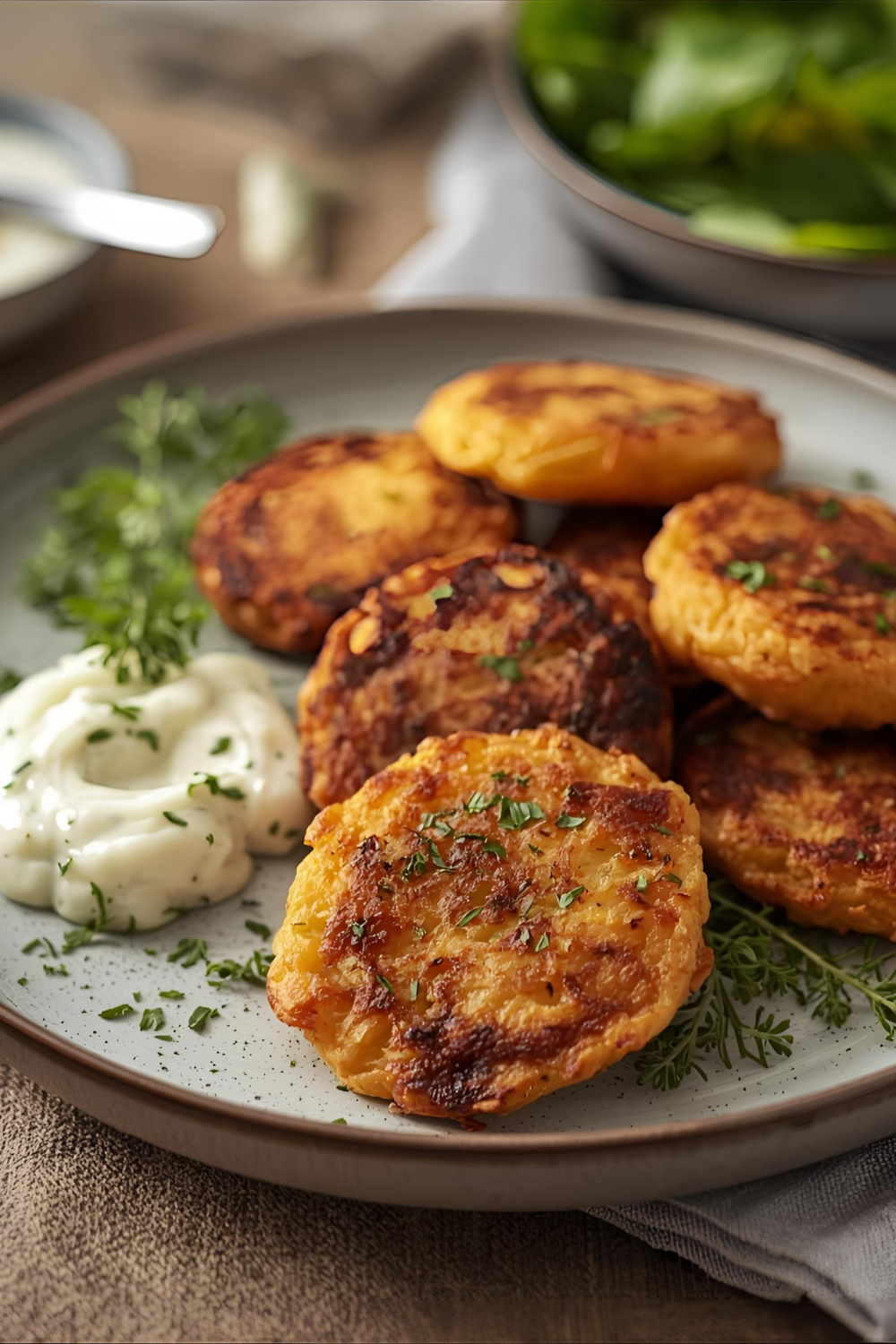 Kartoffel-Pilz-Puffer – knusprig, herzhaft & einfach&nbsp;gemacht