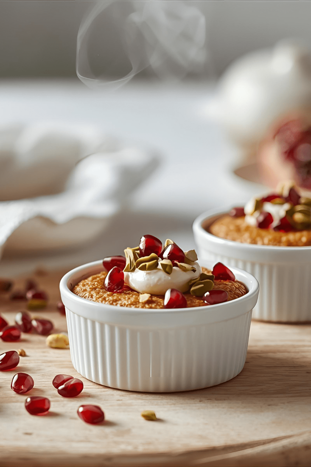 Warmer Granatapfel-Haferauflauf (Mini-Version) – Gesund, schnell & perfekt für viel&nbsp;Beschäftigte