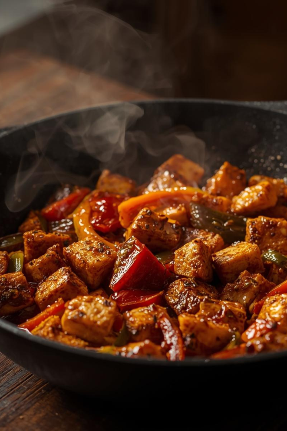 Tempeh-Paprika-Pfanne – rauchig gewürzt & voller Geschmack