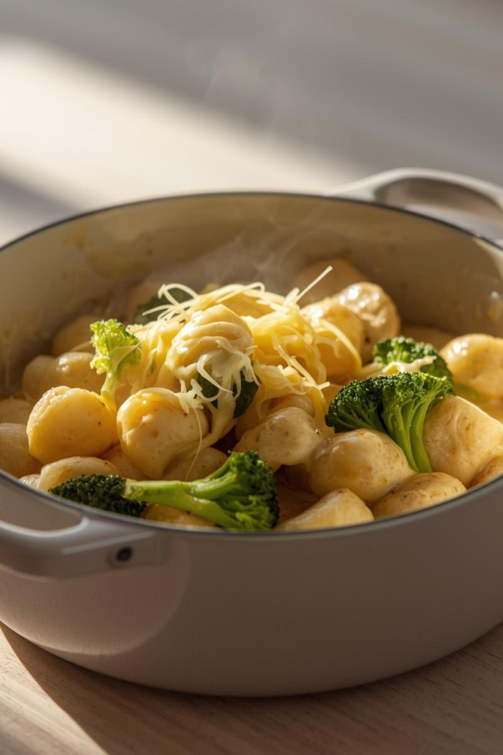 One-Pot Gnocchi mit Brokkoli & Käse – cremig & unkompliziert