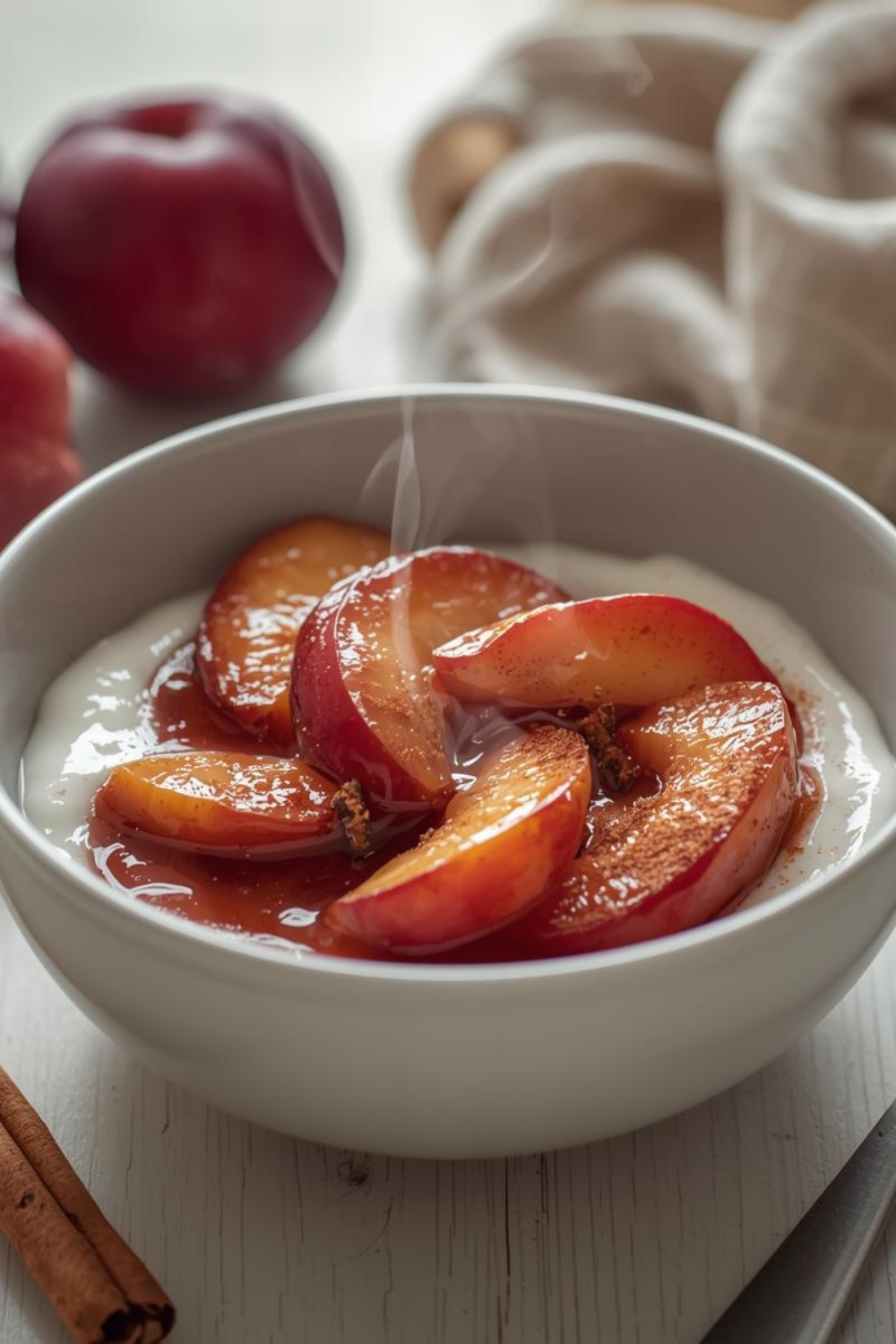 Zimt-Pflaumen-Joghurt – leichtes Wohlfühlrezept mit natürlicher Süße