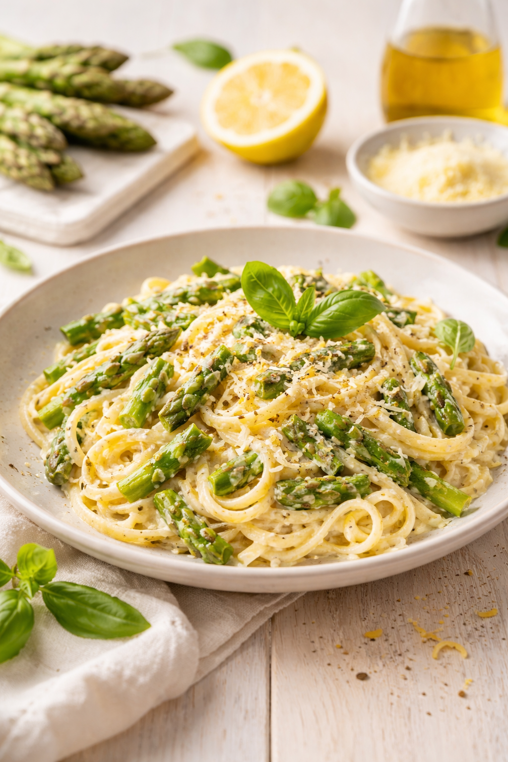 Spargel-Ricotta-Pasta: Cremiger Frühlingsgenuss in wenigen Minuten
