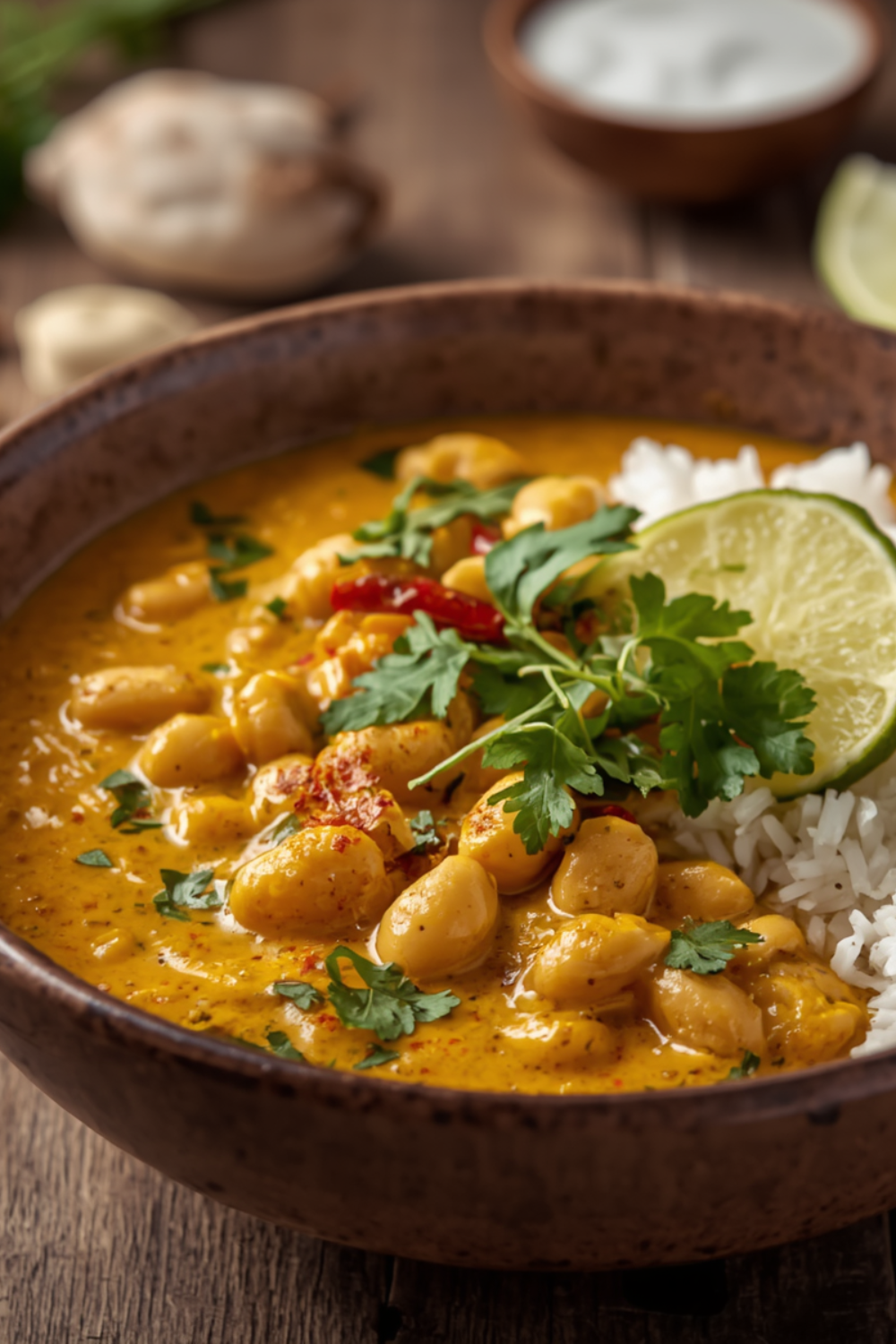 Weiße Bohnen Kokos Curry – Cremig, vegan & proteinreich