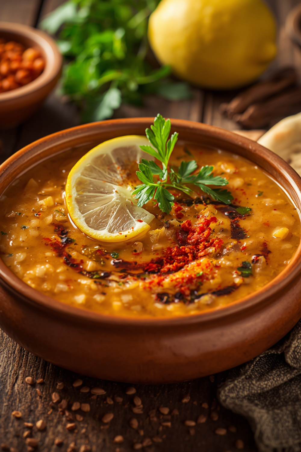 Türkische rote Linsensuppe (Mercimek Çorbası) – Cremiger Klassiker in nur 30 Minuten