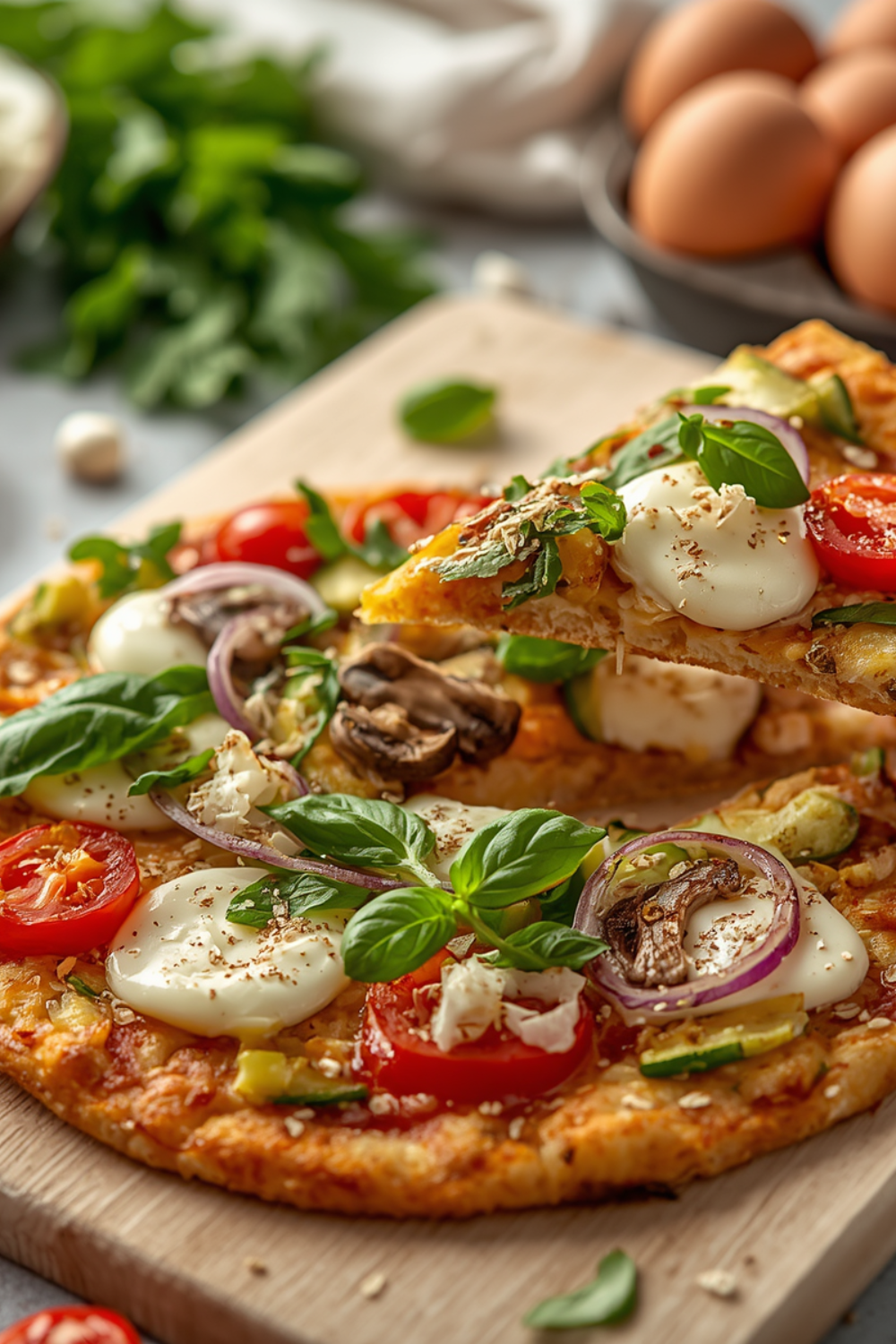 Cottage Cheese Flatbread Pizza – Proteinreiche Pizza mit Hüttenkäse-Boden